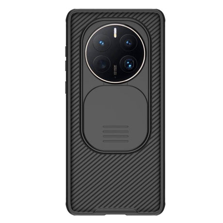 Калъф с Плъзгач за Камера за Huawei Mate 50 Pro, Nillkin CamShield Case, Черен