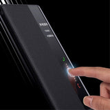 Активен Калъф за Huawei Mate 50 Pro, Smart Book Car Design Case, Черен (3)