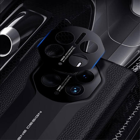 Активен Калъф за Huawei Mate 50 Pro, Smart Book Car Design Case, Черен (7)