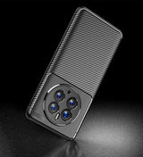 Силиконов Калъф за Huawei Mate 50 Pro, New Carbon Case, Черен (5)