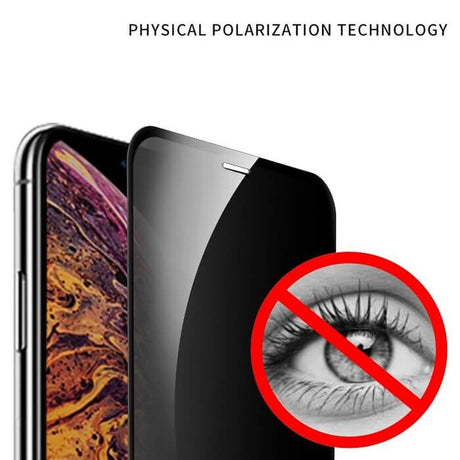 Anti-Spy Стъклен Протектор за iPhone 14 Pro Max, X-one Privacy 5D Glass, Черен (4)