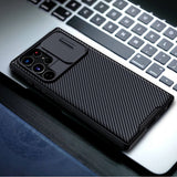 Калъф с Плъзгач за Камера за Samsung S21 Ultra, Nillkin CamShield Case, Черен (4)