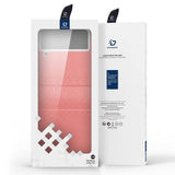 Кожен Калъф Samsung Z Flip 4, Dux Ducis Bril Case, Розов (6)