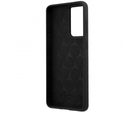 Луксозен Калъф за Samsung S21 Ultra, Mercedes Silicone Case, Черен (2)