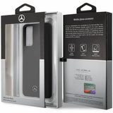 Луксозен Калъф за Samsung S21 Ultra, Mercedes Silicone Case, Черен (4)