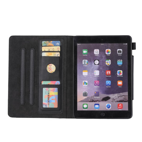 Калъф с Катарама за iPad Air/ 6/ 5 9.7", Buckle Wallet Case, Черен (3)