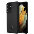 Кожен Калъф за Samsung S21 Ultra, Mercedes Urban Case, Черен