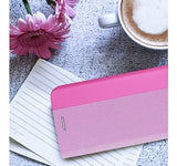 Луксозен Калъф за Samsung A13 4G, Sensitive Book Case, Розов (4)