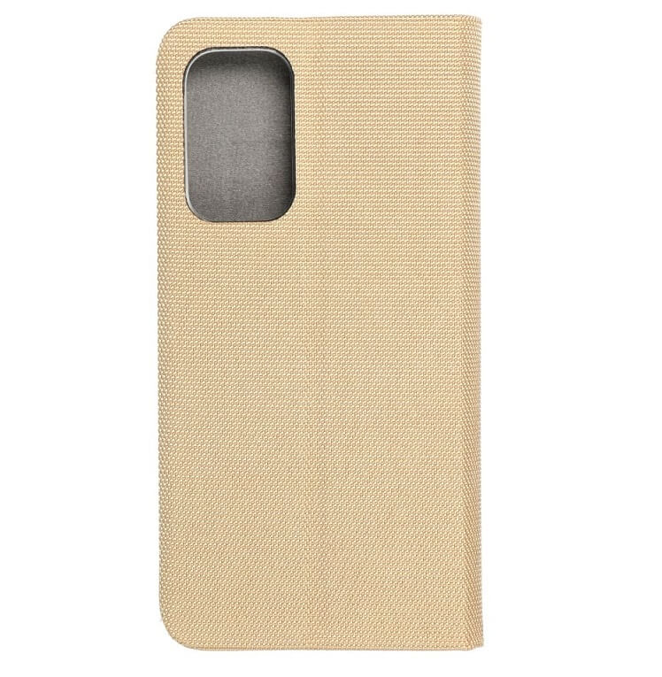 Луксозен Калъф за Samsung A13 4G, Sensitive Book Case, Златист (2)