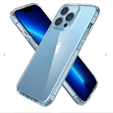 Противоударен Калъф за iPhone 13 Pro, Spigen Quartz Hybrid Case, Прозрачен (2)