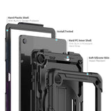 Калъф с Дръжка за Lenovo Tab M10 Plus 3th 10.6, Tech-Protect Solid360 Case, Черен (4)