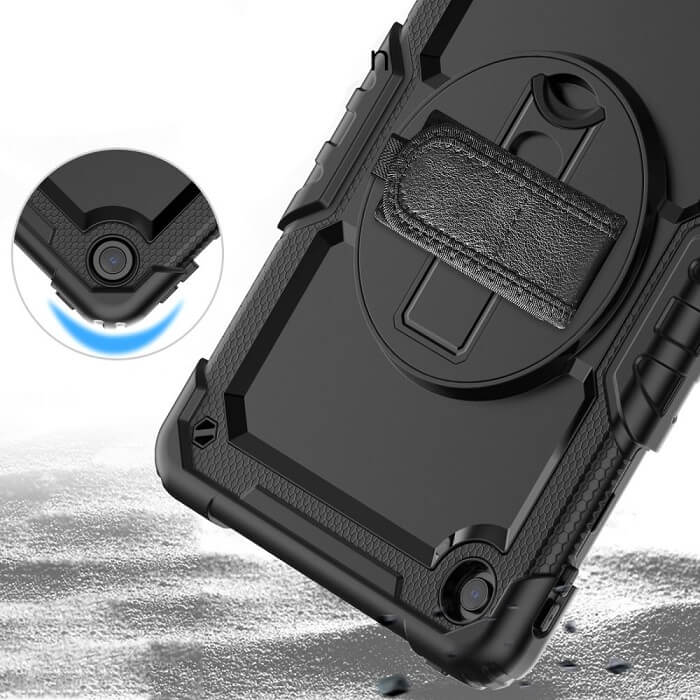 Калъф с Дръжка за Lenovo Tab M10 Plus 3th 10.6, Tech-Protect Solid360 Case, Черен (6)