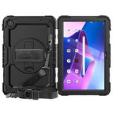 Калъф с Дръжка за Lenovo Tab M10 Plus 3th 10.6, Tech-Protect Solid360 Case, Черен (2)