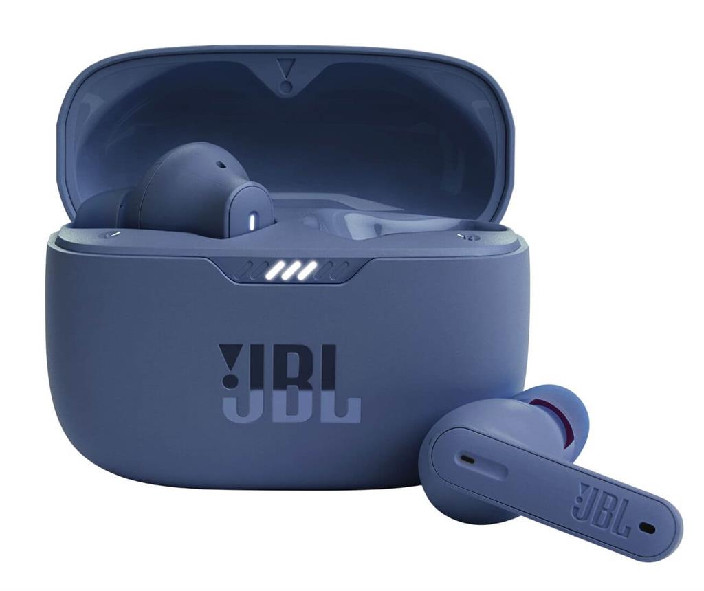 Безжични Слушалки, JBL Tune 230NC Handsfree Bluetooth, Син