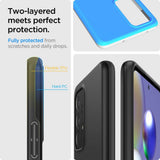 Противоударен Калъф за Samsung A53, Spigen Thin Fit Case, Черен (5)