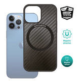 Magsafe Калъф за iPhone 14 Pro, 4Smarts Carbon Ultimag Case, Черен (2)