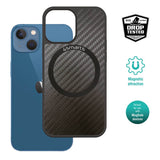 Magsafe Калъф за iPhone 14, 4Smarts Carbon Ultimag Case, Черен (2)