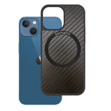 Magsafe Калъф за iPhone 14, 4Smarts Carbon Ultimag Case, Черен