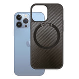 Magsafe Калъф за iPhone 14 Pro, 4Smarts Carbon Ultimag Case, Черен