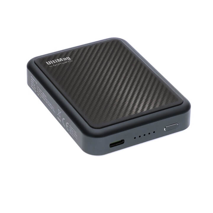 Magsafe Външна Батерия за iPhone, 4Smarts UltiMag Lucid 5000mAh, Сив (2)