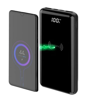 Външна Батерия с Безжично Зареждане, 4Smarts VoltHub Ultimate2 18W 10000 mAh, Черен