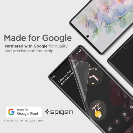 Гъвкав Протектор 2бр. за Google Pixel 7 Pro, Spigen Neoflex Glass, Прозрачен (2)