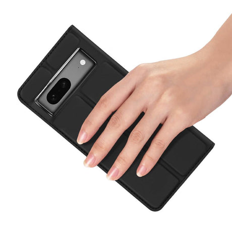 Кожен Калъф за Google Pixel 7, Dux Ducis Skin Pro Book Case, Черен (6)