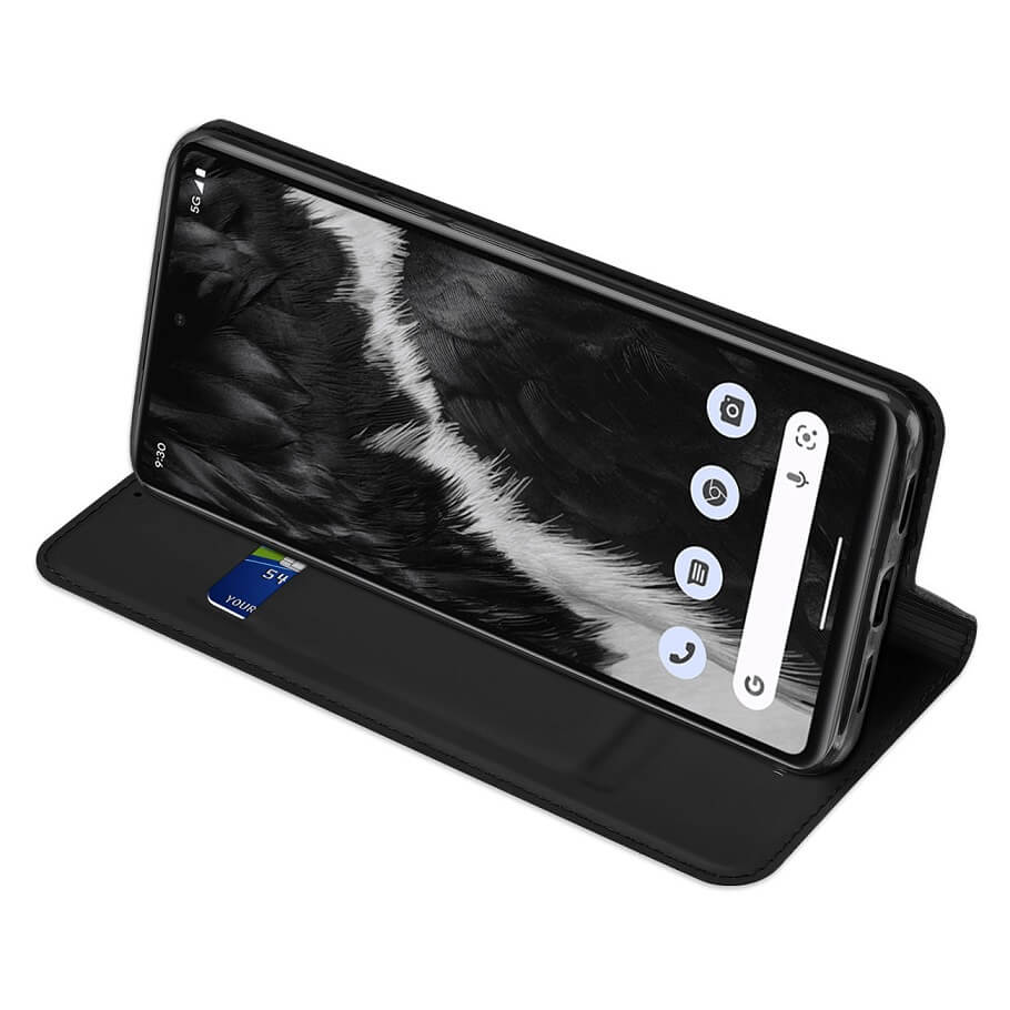 Кожен Калъф за Google Pixel 7, Dux Ducis Skin Pro Book Case, Черен (5)