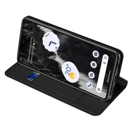 Кожен Калъф за Google Pixel 7 Pro, Dux Ducis Skin Pro Book Case, Черен (5)