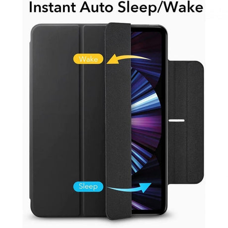 Тънък Калъф за iPad Pro 11, ESR Rebound Magnetic Case, Черен (5)