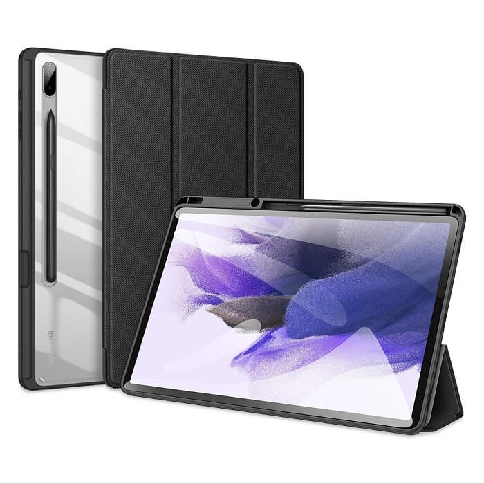 Калъф за Samsung S8 Plus/ S7 Plus/ S7 FE 12.4", Dux Ducis Toby Case, Черен