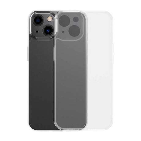 Тънък Матов Калъф за iPhone 13, Baseus Frosted Case, Прозрачен