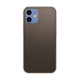 Тънък Матов Калъф за iPhone 12 Mini, Baseus Frosted Case, Прозрачен