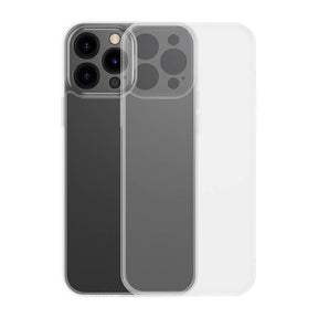 Тънък Матов Калъф за iPhone 13 Pro Max, Baseus Frosted Case, Прозрачен