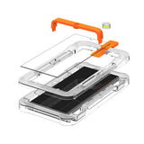 Стъклен Протектор за Samsung S22 Ultra, Spigen UV Glas. tr Platinium, Прозрачен (3)