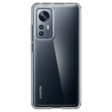 Противоударен Калъф за Xiaomi 12/ 12X, Spigen Ultra Hybrid Case, Прозрачен (2)