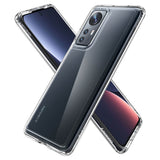Противоударен Калъф за Xiaomi 12/ 12X, Spigen Ultra Hybrid Case, Прозрачен (4)