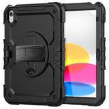 Калъф с Дръжка за iPad 11th 2025 A16/ 10th 2022, Tech-Protect Solid360 Case, Черен (2)