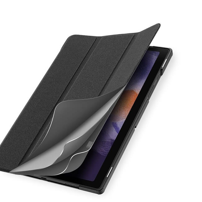 Калъф с Поставка за Samsung Tab A8 10.5, Dux Ducis Domo Case, Черен (7)