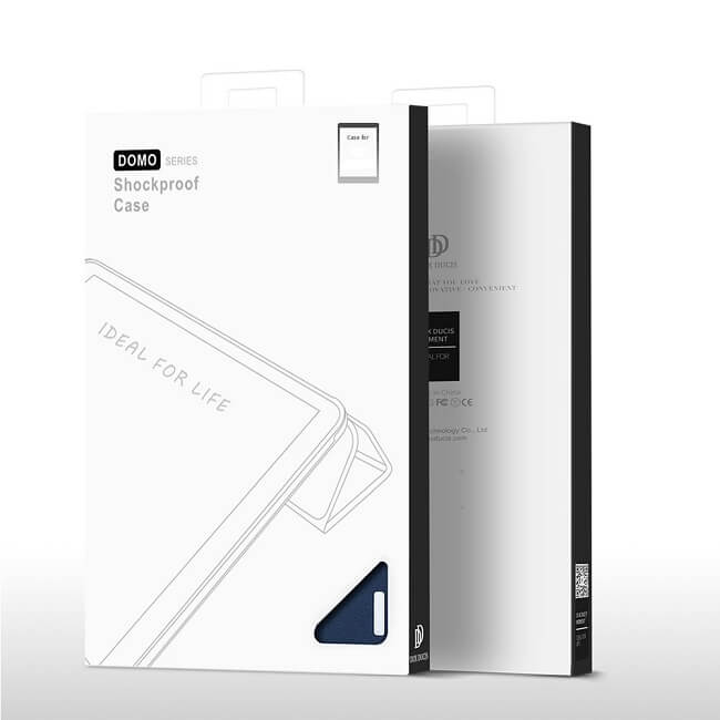 Калъф с Поставка за Samsung Tab A8 10.5, Dux Ducis Domo Case, Черен (8)