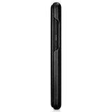 Калъф от Естествена Кожа за Samsung S20 Ultra, iCarer Vintage Book Leather Case, Черен (3)