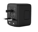 Универсален Адаптер и Зарядно за Цял Свят, Travel Adapter 220V, Черен (4)