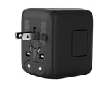 Универсален Адаптер и Зарядно за Цял Свят, Travel Adapter 220V, Черен (5)