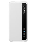 Оригинален Активен Калъф за Samsung S20 Clear View Cover Book Case EF-ZG980CWEGEU, Бял