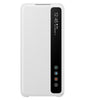Оригинален Активен Калъф за Samsung S20 Clear View Cover Book Case EF-ZG980CWEGEU, Бял