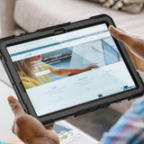 Калъф с Дръжка за Samsung Tab S8 Plus/ S7 Plus/ S7 FE, Tech-Protect Solid360 Case, Черен (7)