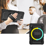 Калъф с Дръжка за Samsung Tab S8 Plus/ S7 Plus/ S7 FE, Tech-Protect Solid360 Case, Черен (4)
