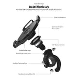 Стойка за Велосипед и Мотор, Ringke Spider Grip Moount Holder, Черен (4)