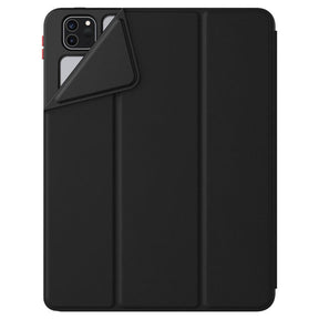 Калъф с Pen Поставка за iPad Pro 11, Nillkin Bevel Leather, Черен