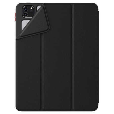 Калъф с Pen Поставка за iPad Pro 11, Nillkin Bevel Leather, Черен